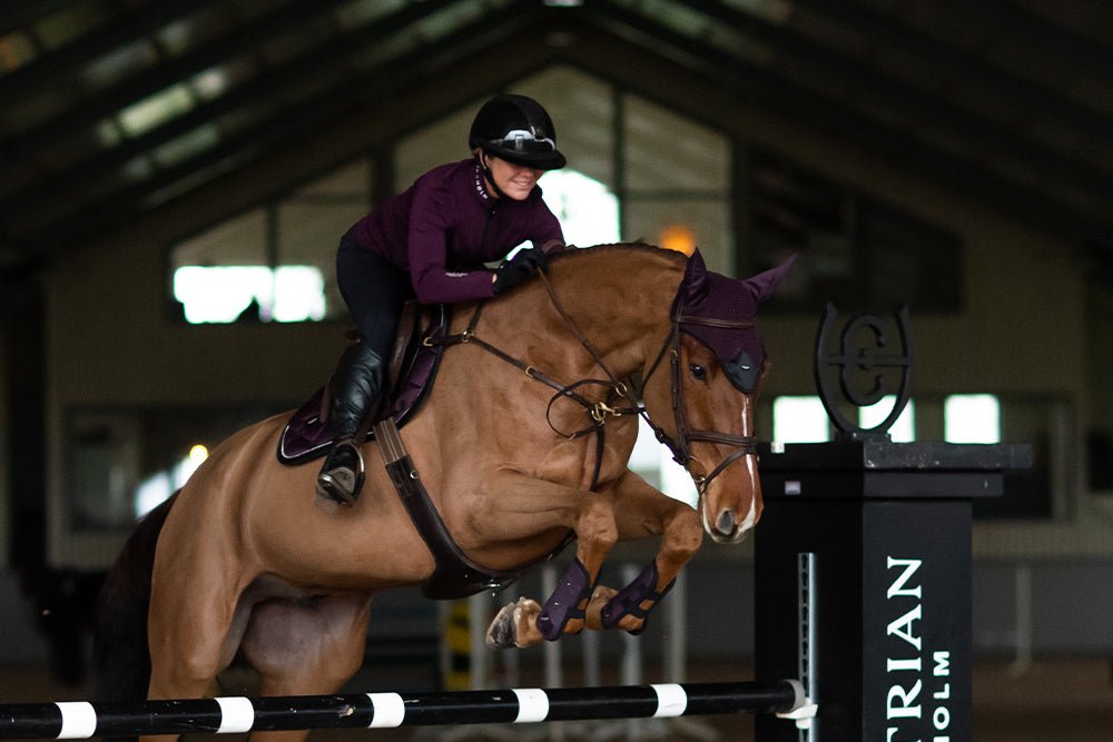 Equestrian Stockholm Jump Saddle Pad Black Raven - Jump Saddle Pad - Kingdom Equestrian