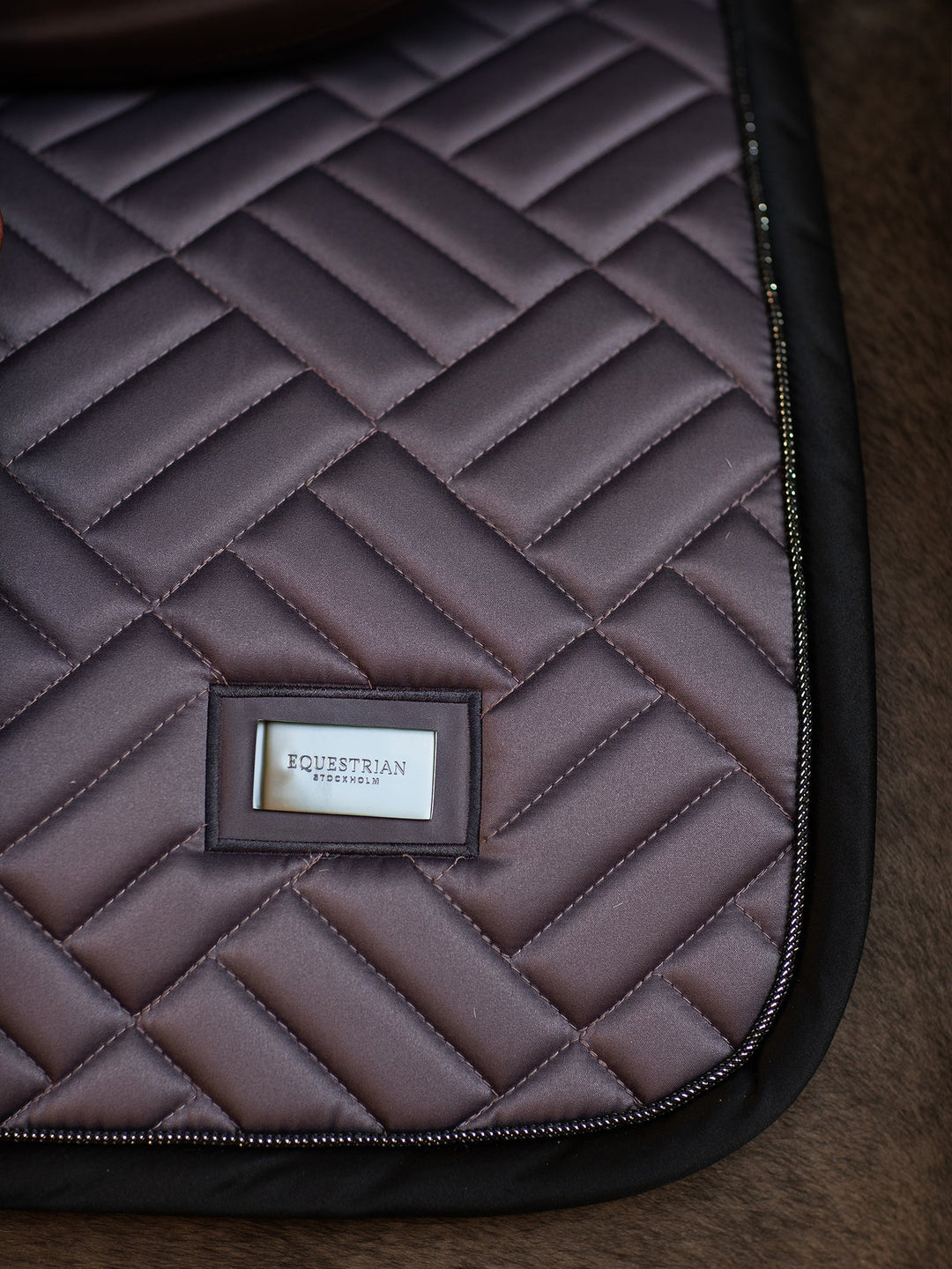 Equestrian Stockholm Jump Saddle Pad Modern Dark Violet - Jump Saddle Pad - Kingdom Equestrian