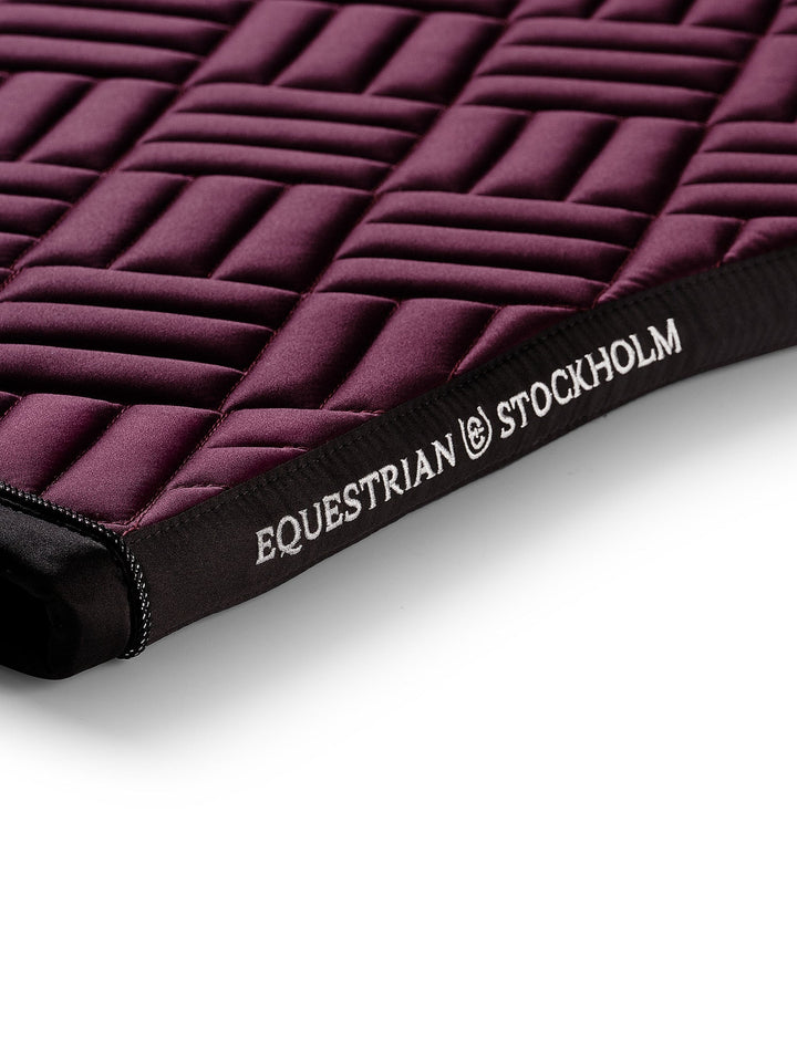 Equestrian Stockholm Jump Saddle Pad Modern Purple Night - Jump Saddle Pad - Kingdom Equestrian