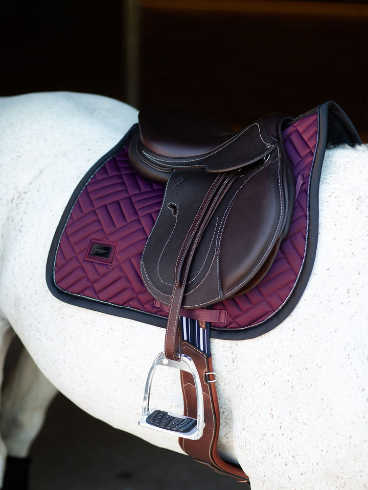 Equestrian Stockholm Jump Saddle Pad Modern Purple Night - Jump Saddle Pad - Kingdom Equestrian