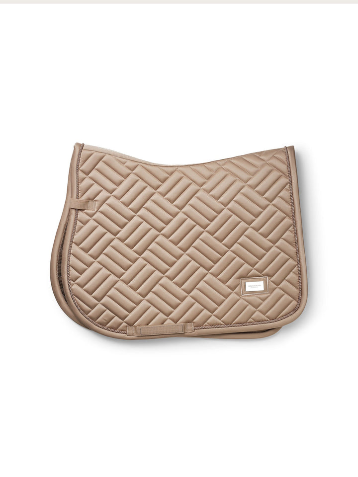 Equestrian Stockholm Jump Saddle Pad Modern Sand - Jump Saddle Pad - Kingdom Equestrian