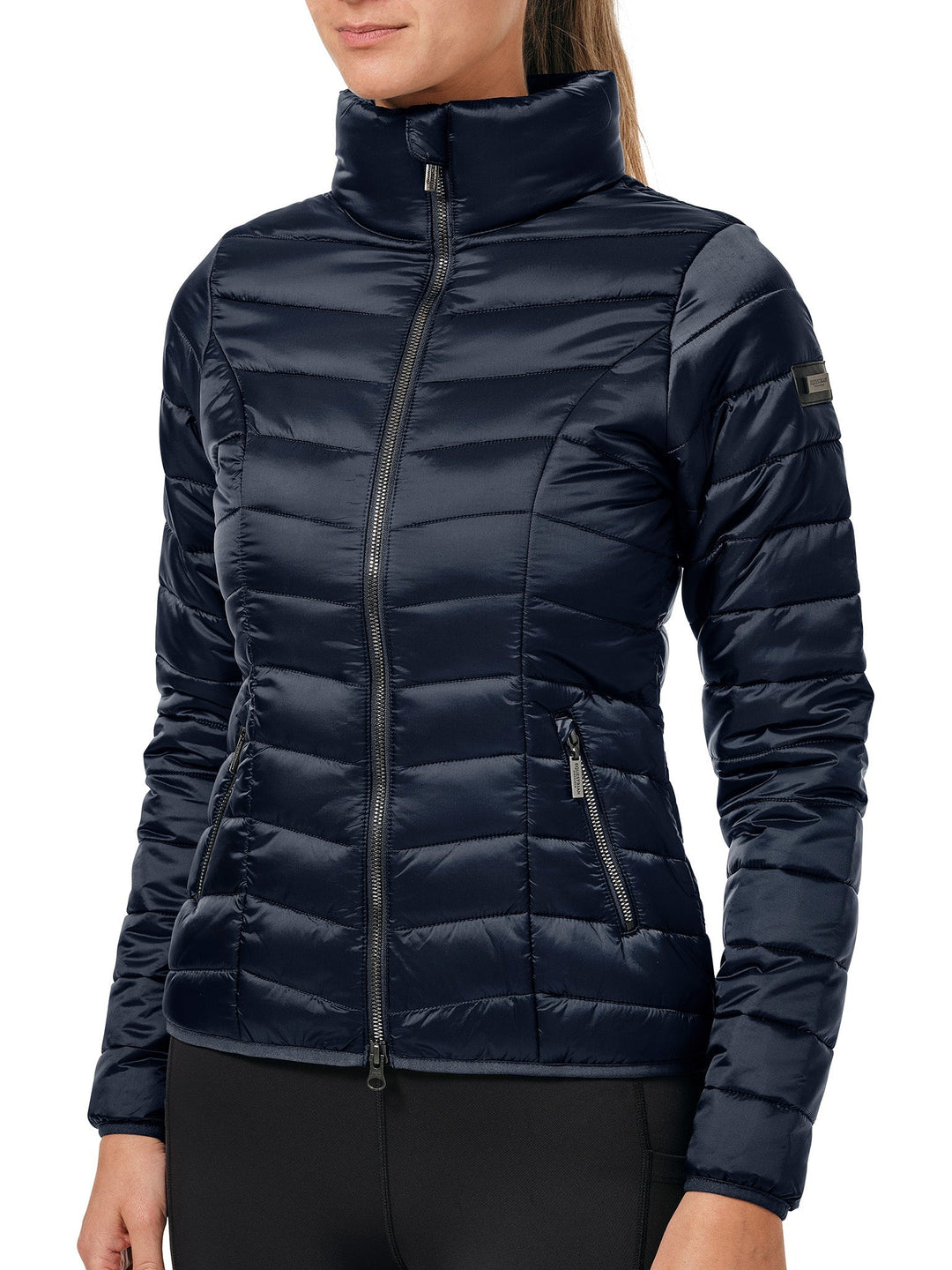 Equestrian Stockholm Light Weight Jacket Classic Navy Without Embroidery - Riding Jacket - Kingdom Equestrian