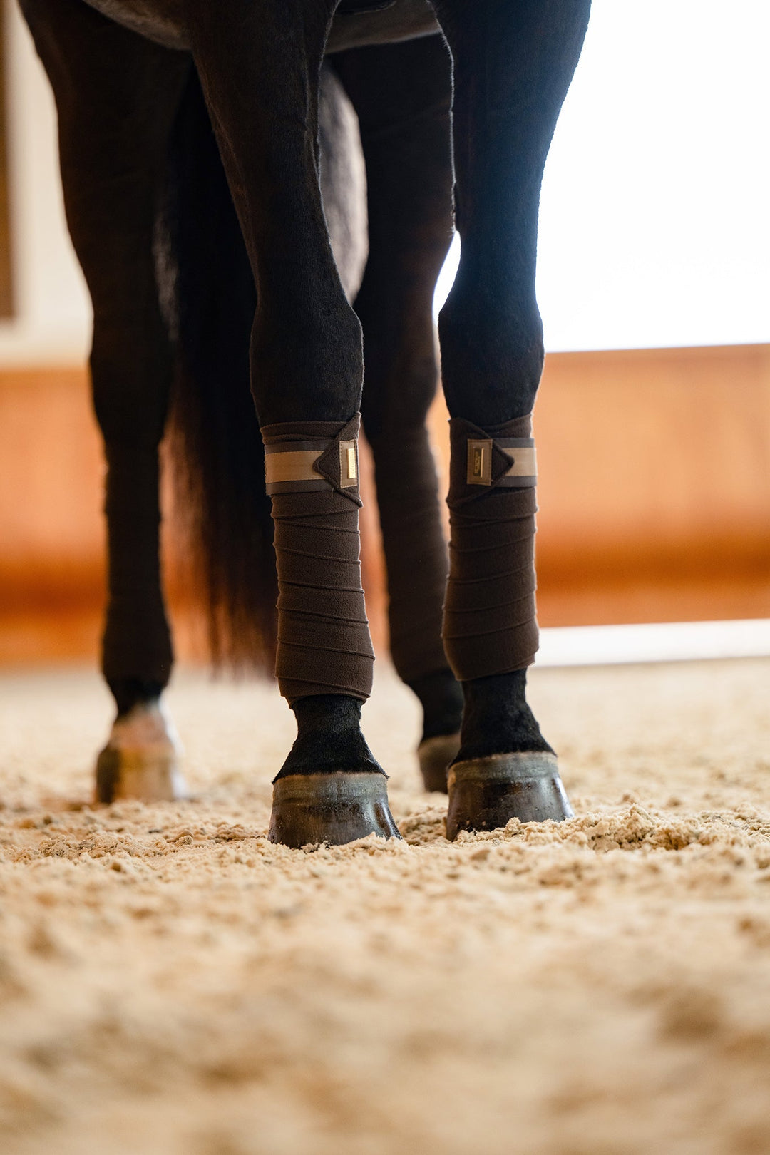 Equestrian Stockholm Polo Wraps Golden Brown - Polo Wraps - Kingdom Equestrian