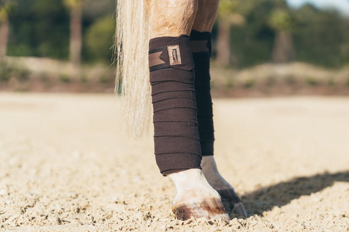 Equestrian Stockholm Polo Wraps Golden Brown - Polo Wraps - Kingdom Equestrian