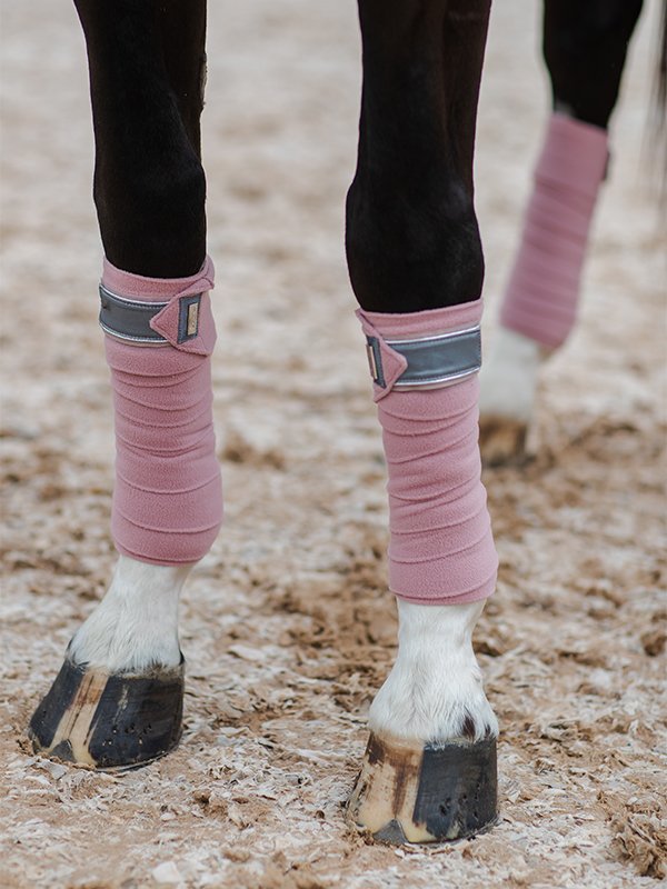 Equestrian Stockholm Polo Wraps Pink Crystal - Polo Wraps - Kingdom Equestrian