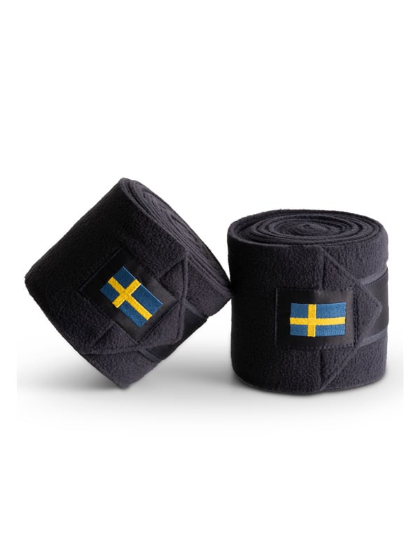 Equestrian Stockholm Polo Wraps Sweden Nation Navy - Polo Wraps - Kingdom Equestrian