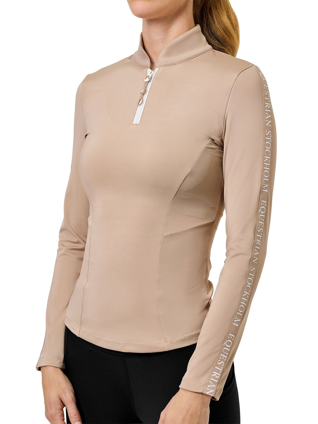 Equestrian Stockholm Power Top Sand - Top - Kingdom Equestrian