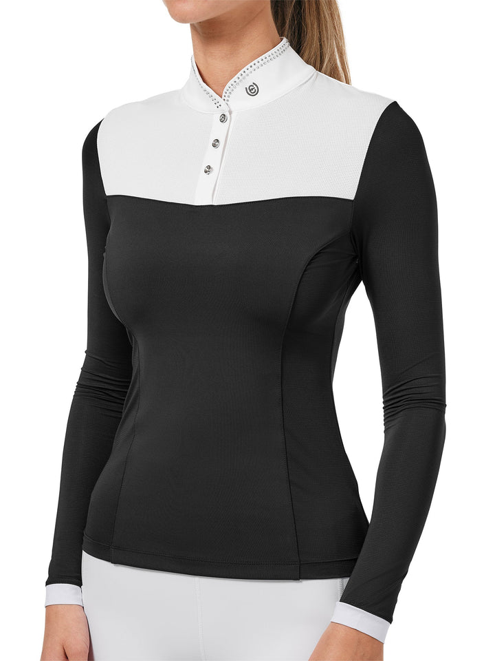 Equestrian Stockholm Revenew Competition Top Black Edition - Top - Kingdom Equestrian