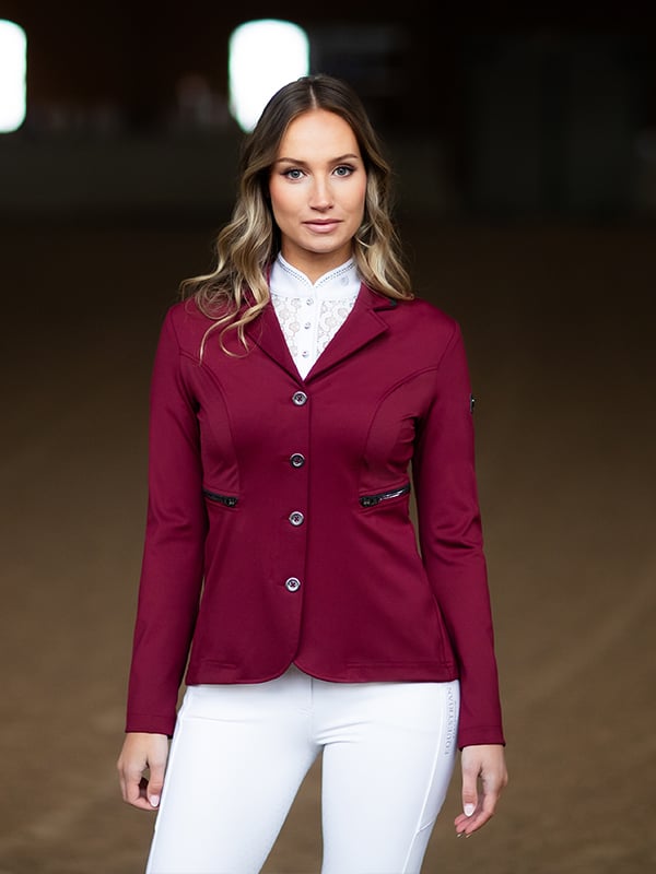 Equestrian Stockholm Select Competition Jacket Bordeaux - Show Jacket - Kingdom Equestrian