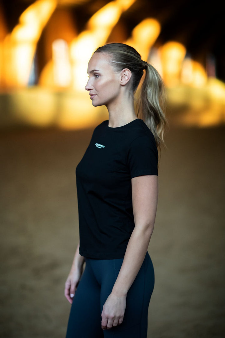 Equestrian Stockholm T-Shirt Women Black - Top - Kingdom Equestrian