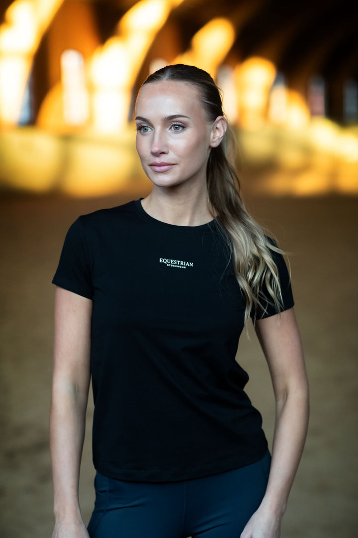 Equestrian Stockholm T-Shirt Women Black - Top - Kingdom Equestrian