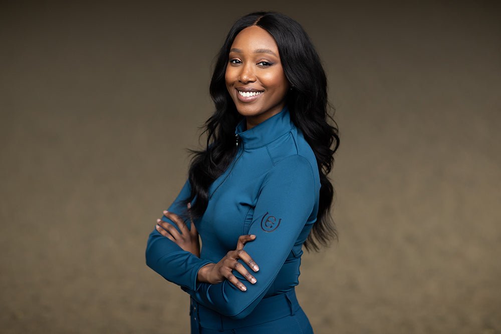 Equestrian Stockholm Vision Top Blue Meadow - Top - Kingdom Equestrian