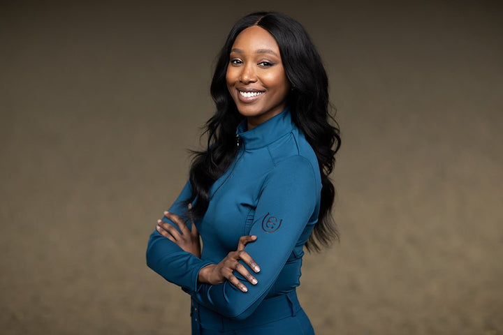 Equestrian Stockholm Vision Top Blue Meadow - Top - Kingdom Equestrian