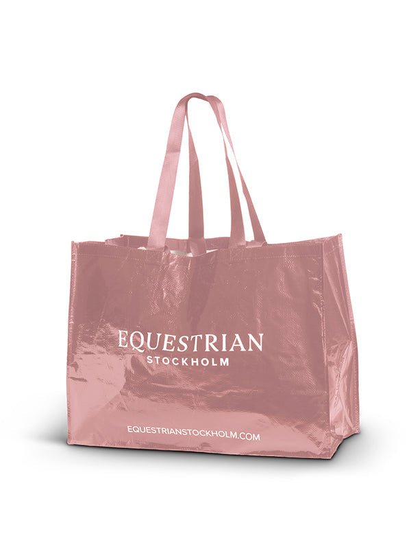 Equestrian Stockholm Woven Stable Bag Pink - Stable Bag - Kingdom Equestrian