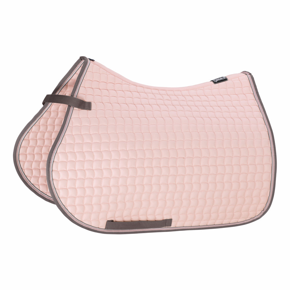 Eskadron Saddle Cloth Cotton Contrast Core in Powderrose - detail view