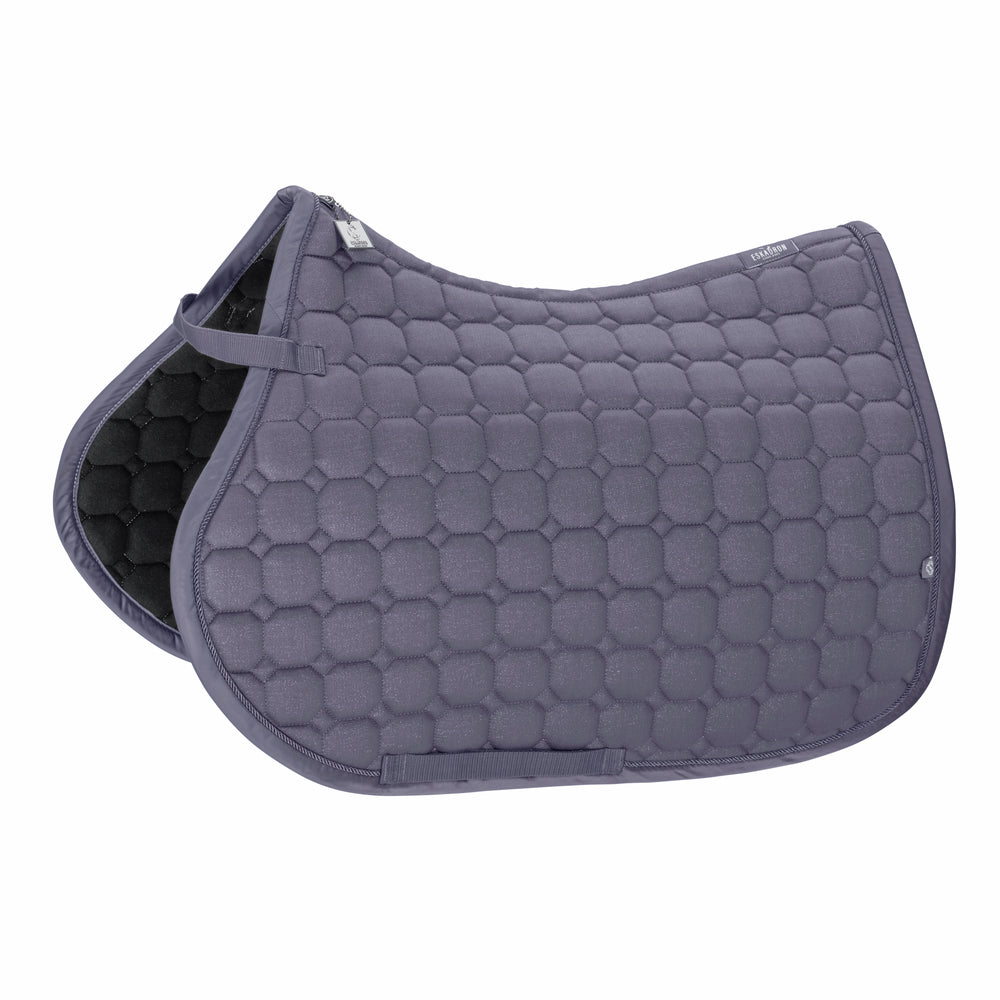 Eskadron Saddle Cloth Cotton Glitter Classic Sports in Orchid - detail view