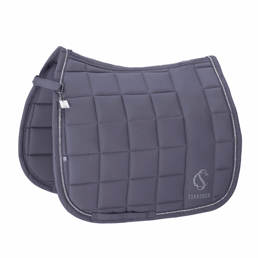 Eskadron Saddle Cloth Big Square Sparkle Classic Sports in Orchid - front view