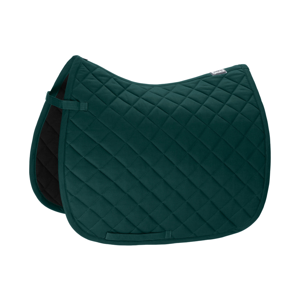 Eskadron Dressage Saddle Pad Matrix - Core - Racing Green - dressage shape view