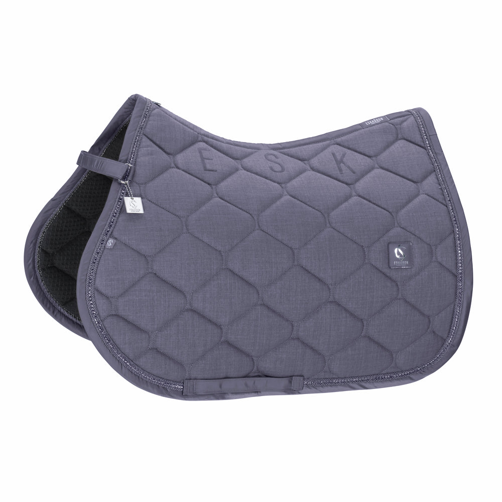 Eskadron Saddle Cloth Bouclé Crystal Classic Sports in Orchid - detail view