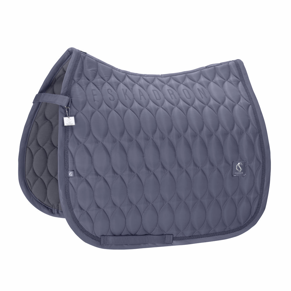 Eskadron Saddle Cloth Highgloss Emblem Classic Sports in Orchid - front view