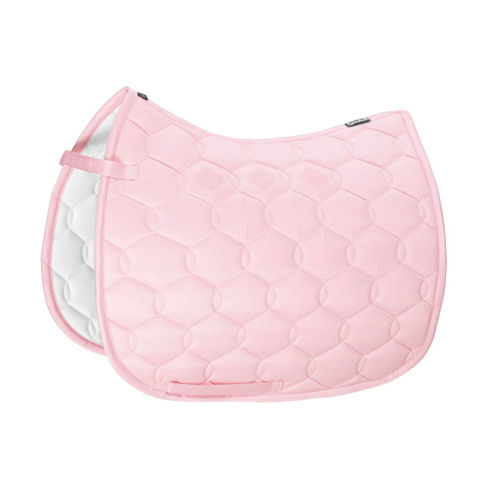 Eskadron Saddle Cloth Glossy Wave Core in Powderrose - front view