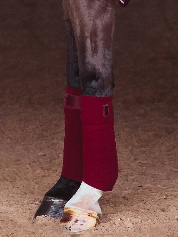 Equestrian Stockholm Bandages - Bordeaux - Bandages - Kingdom Equestrian