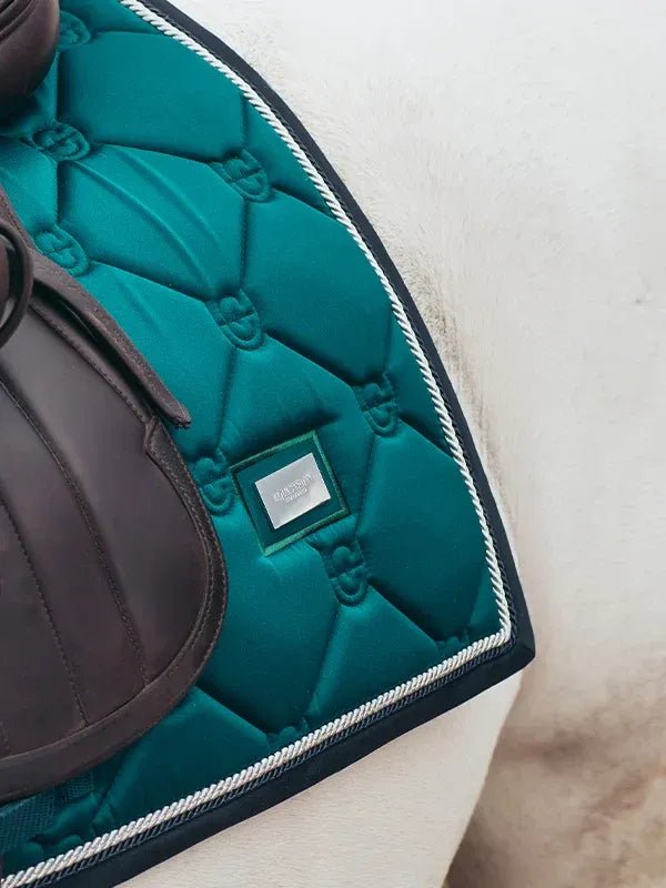 Equestrian Stockholm Classic Dressage Saddle Pad - Emerald - Dressage Saddle Pad - Kingdom Equestrian