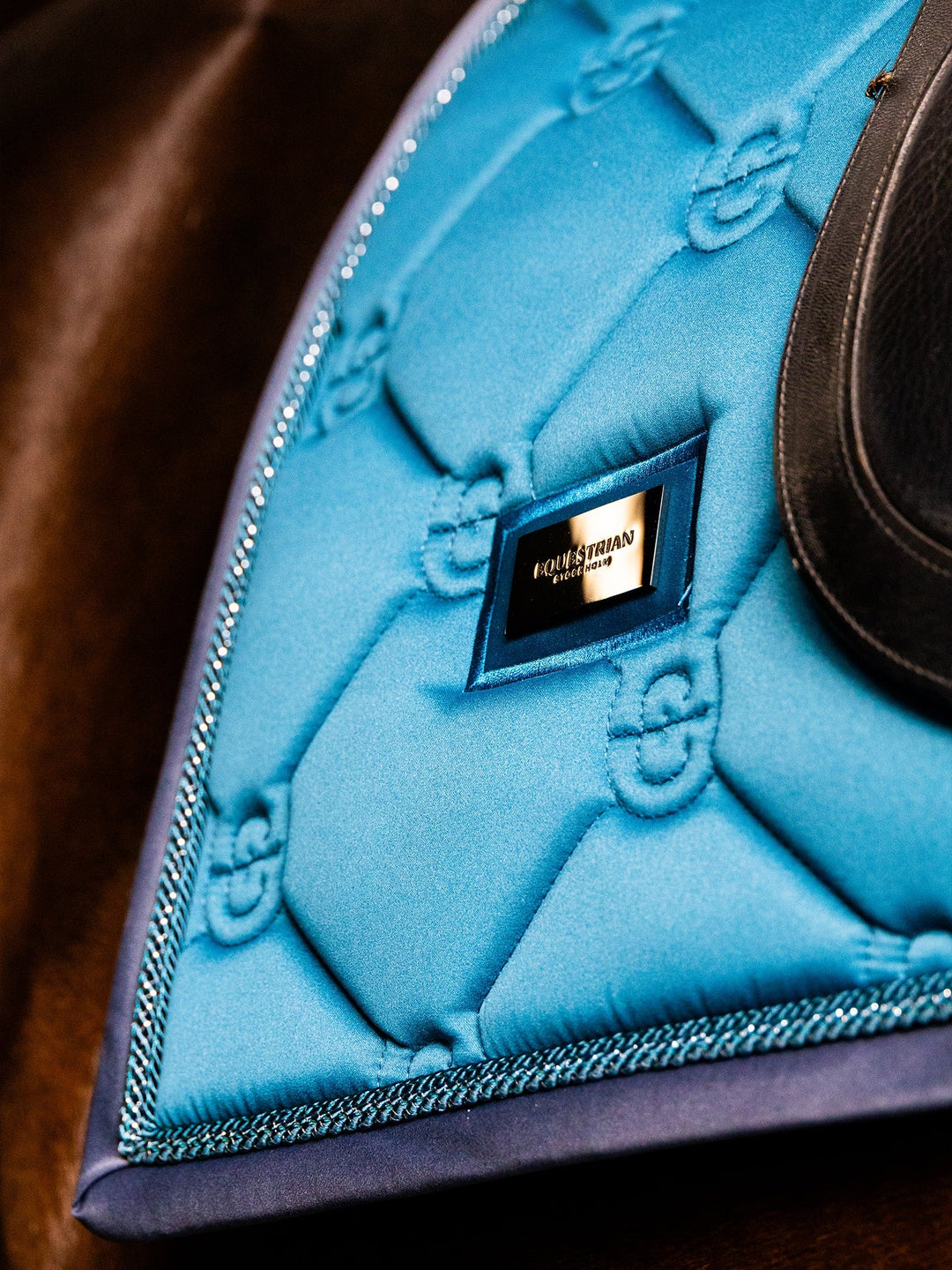 Equestrian Stockholm Classic Dressage Saddle Pad - Teal Blue - Dressage Saddle Pad - Kingdom Equestrian