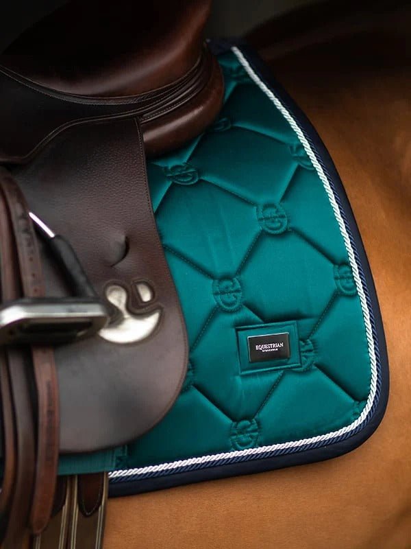 Equestrian Stockholm Classic Jump Saddle Pad - Emerald - Jump Saddle Pad - Kingdom Equestrian