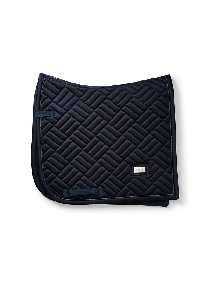 Equestrian Stockholm Modern Classic Dressage Saddle Pad - Midnight Blue - Dressage Saddle Pad - Kingdom Equestrian