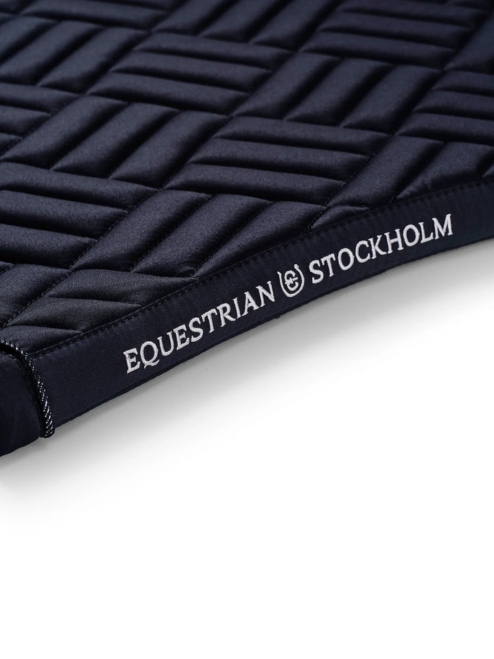 Equestrian Stockholm Modern Classic Dressage Saddle Pad - Midnight Blue - Dressage Saddle Pad - Kingdom Equestrian