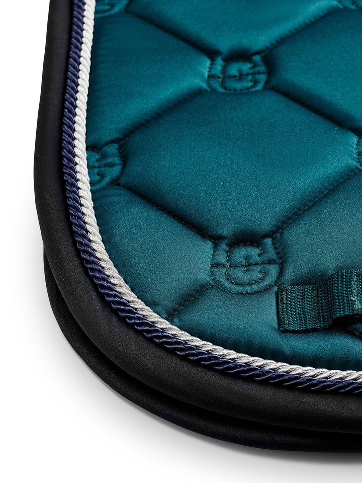 Equestrian Stockholm Classic Dressage Saddle Pad - Emerald - Dressage Saddle Pad - Kingdom Equestrian