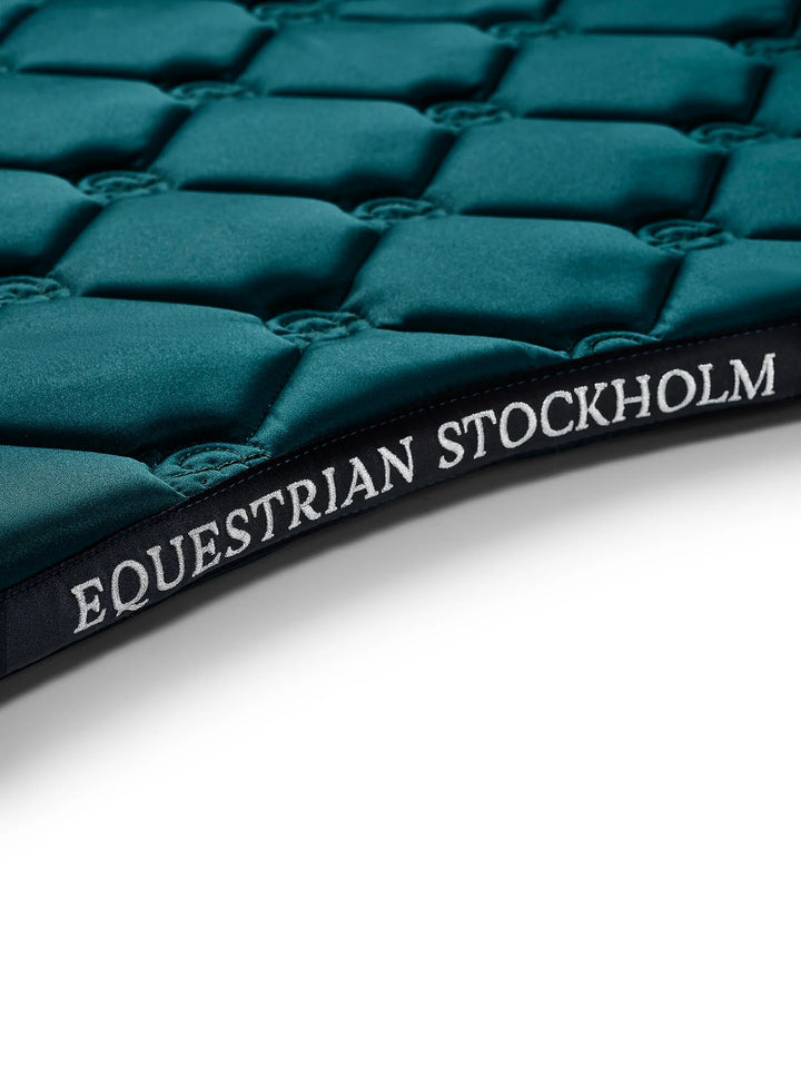 Equestrian Stockholm Classic Dressage Saddle Pad - Emerald - Dressage Saddle Pad - Kingdom Equestrian