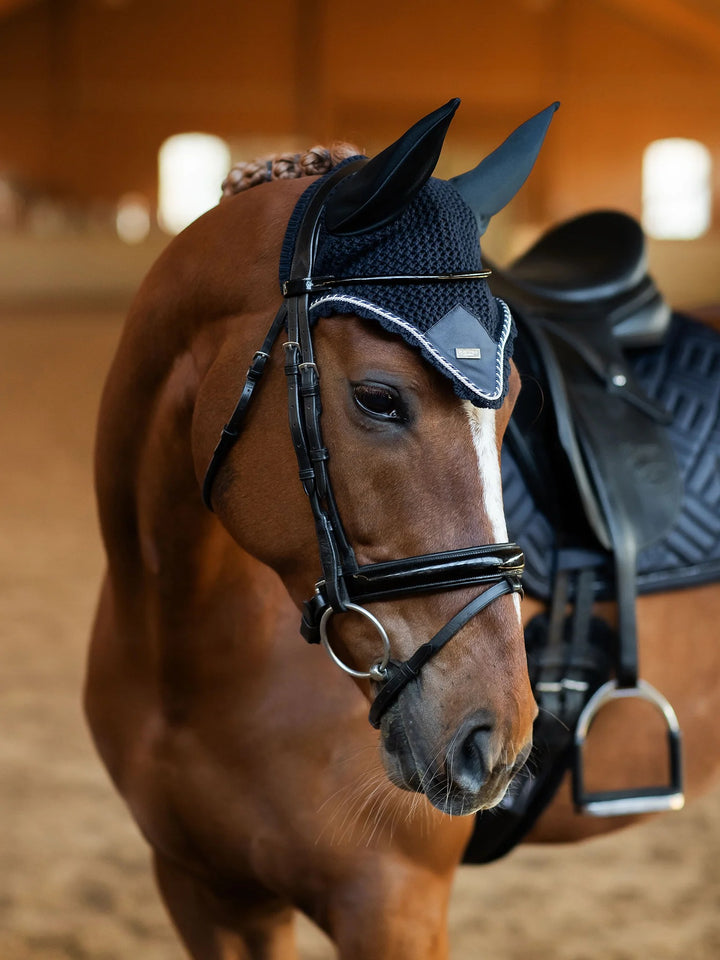 Equestrian Stockholm Fly Hood - Midnight Blue - Fly Hood - Kingdom Equestrian
