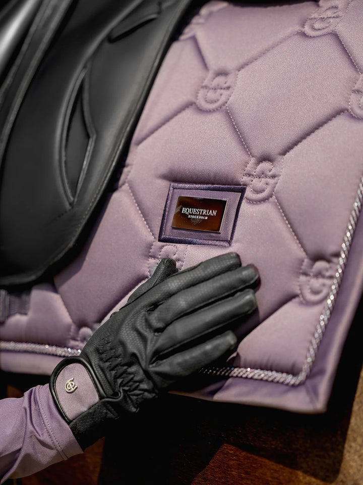 Equestrian Stockholm Classic Dressage Saddle Pad - Dark Violet - Dressage Saddle Pad - Kingdom Equestrian