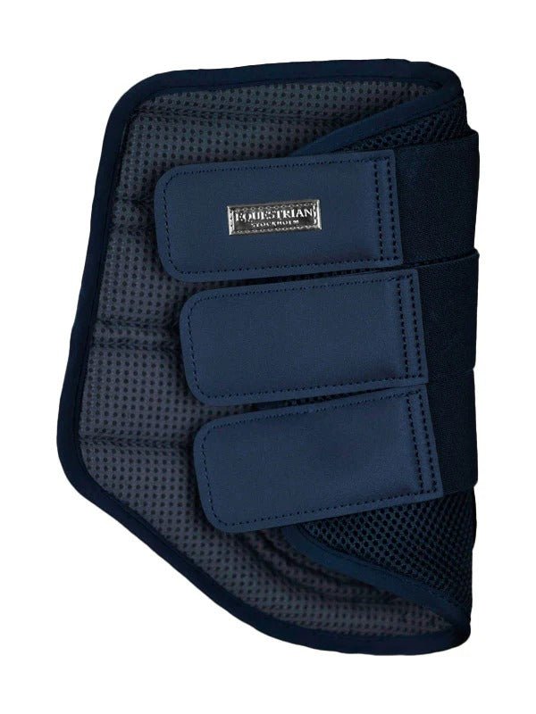 Equestrian Stockholm Classic Mesh Brushing Boots - Midnight Blue - Brushing Boots - Kingdom Equestrian