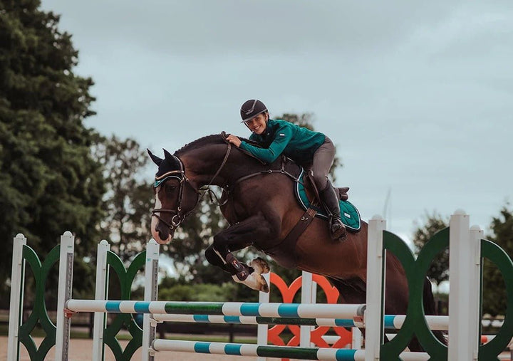 Equestrian Stockholm Classic Jump Saddle Pad - Emerald - Jump Saddle Pad - Kingdom Equestrian