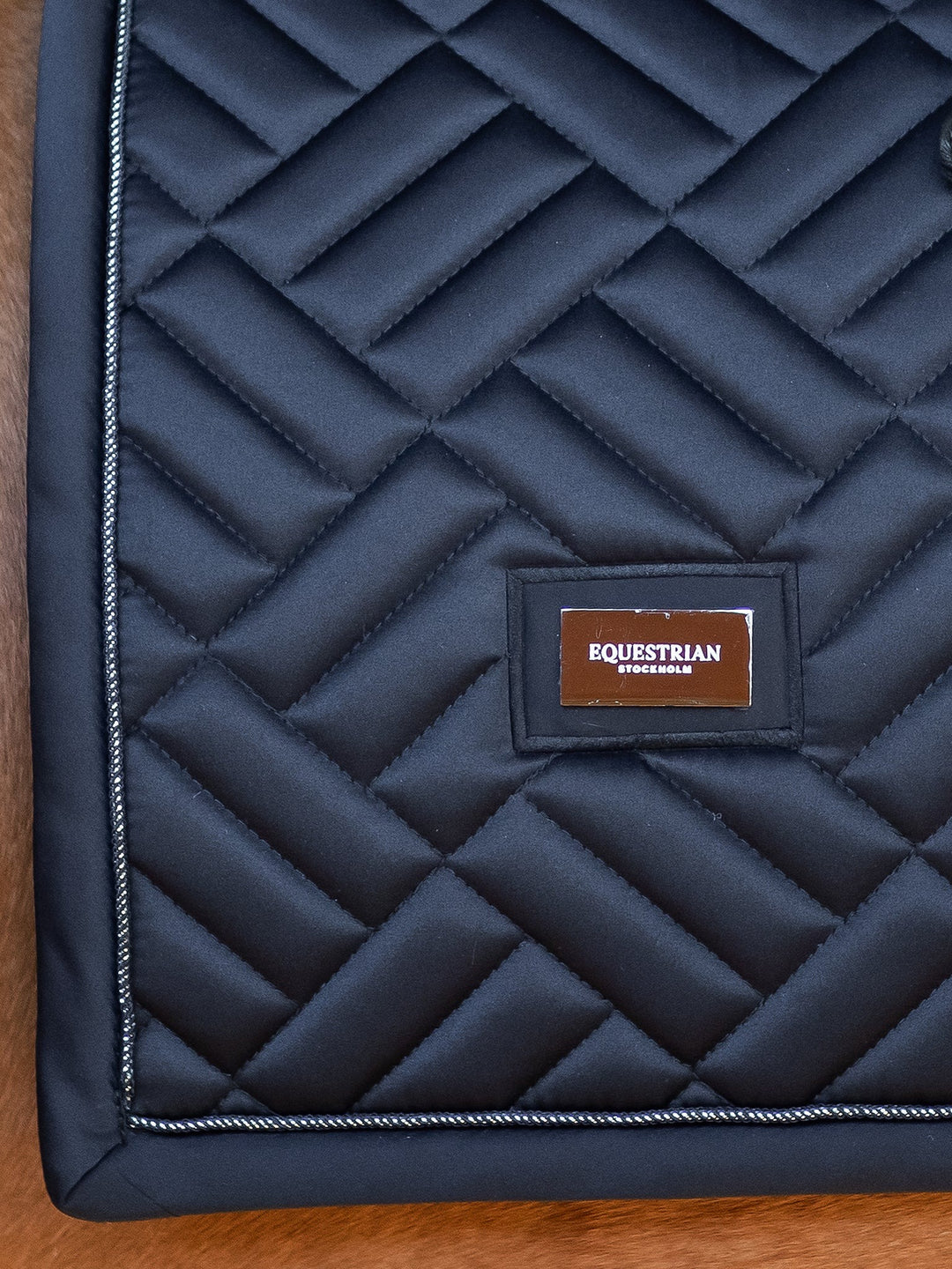 Equestrian Stockholm Modern Classic Dressage Saddle Pad - Midnight Blue - Dressage Saddle Pad - Kingdom Equestrian