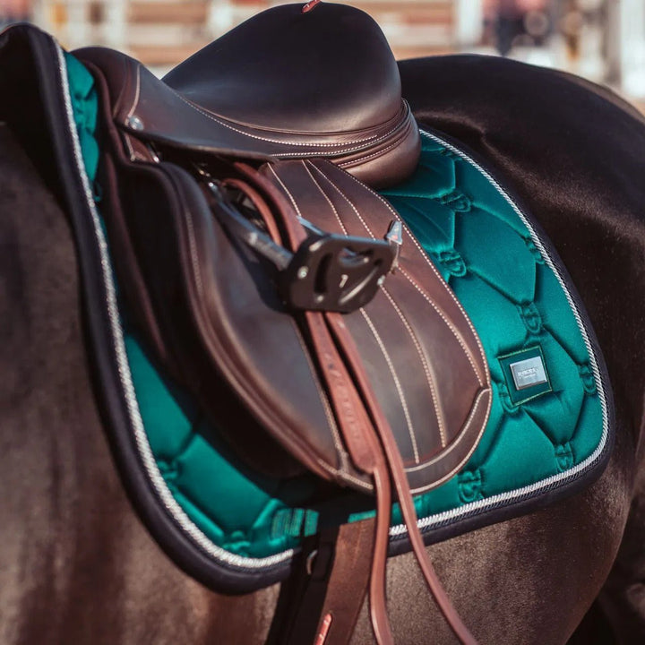 Equestrian Stockholm Classic Jump Saddle Pad - Emerald - Jump Saddle Pad - Kingdom Equestrian