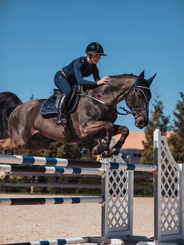 Equestrian Stockholm Classic Jump Saddle Pad - Midnight Blue - Jump Saddle Pad - Kingdom Equestrian