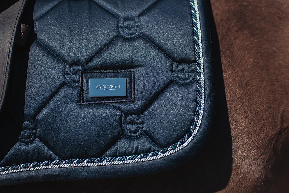 Equestrian Stockholm Classic Jump Saddle Pad - Midnight Blue - Jump Saddle Pad - Kingdom Equestrian