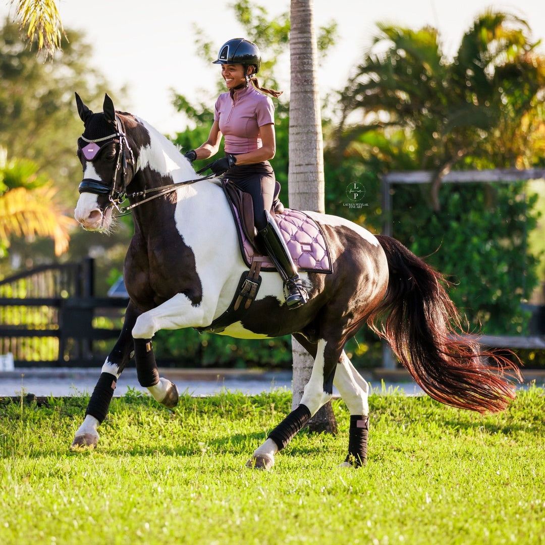 Equestrian Stockholm Classic Dressage Saddle Pad - Anemone - Dressage Saddle Pad - Kingdom Equestrian