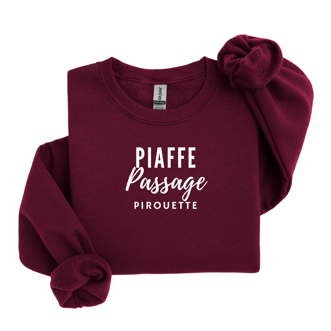 Piaffe Passage Piroutte Sweatshirt - Sweatshirt - Kingdom Equestrian