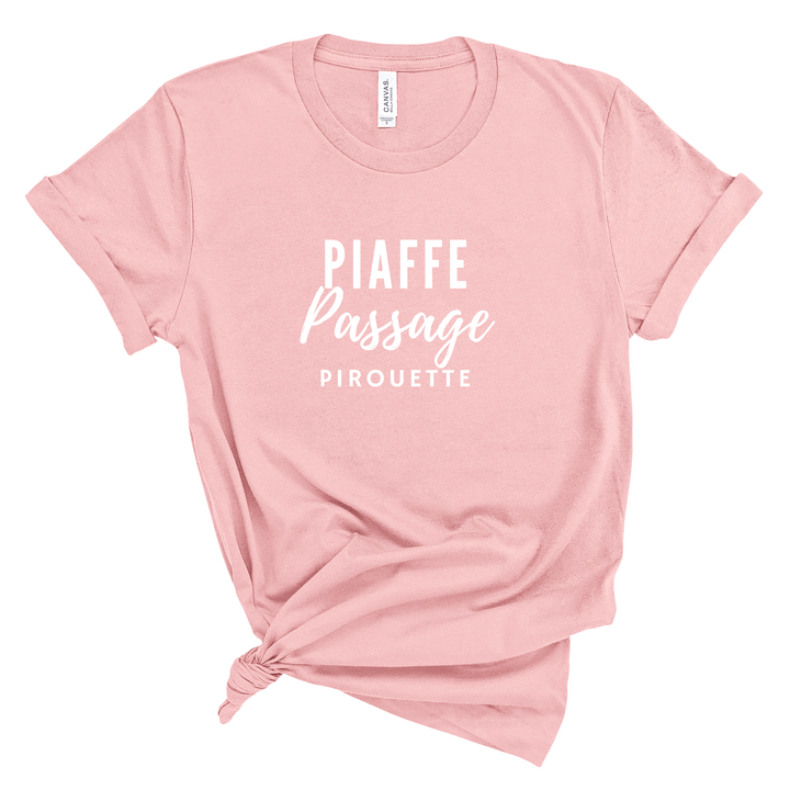 Piaffe Passage Pirouette Jersey T-Shirt - T-Shirt - Kingdom Equestrian
