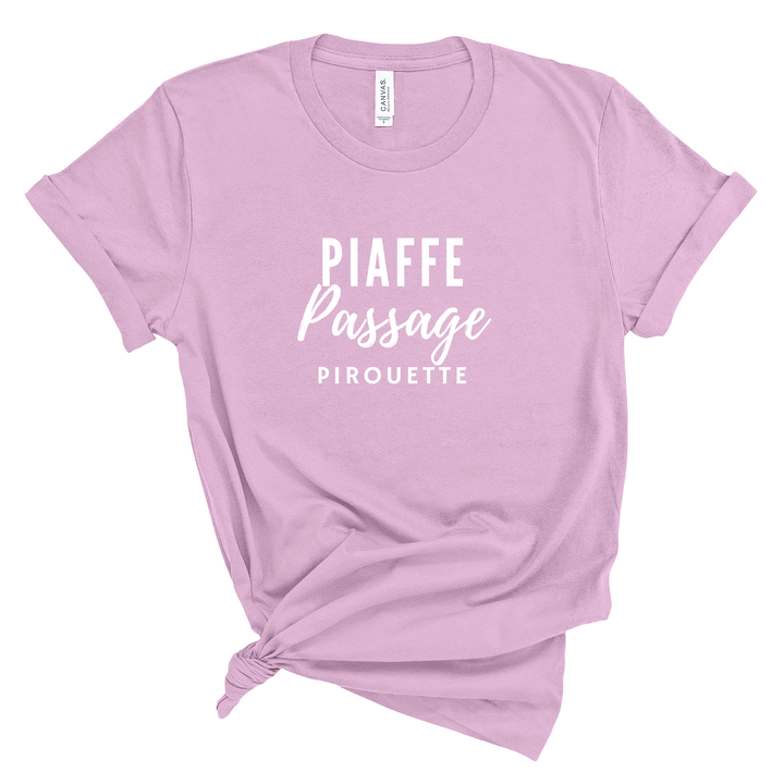 Piaffe Passage Pirouette Jersey T-Shirt - T-Shirt - Kingdom Equestrian
