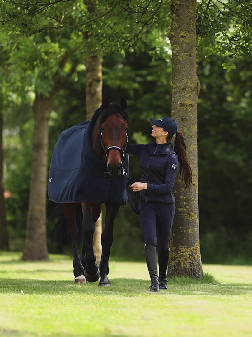 Equestrian Stockholm Classic Jump Saddle Pad - Midnight Blue