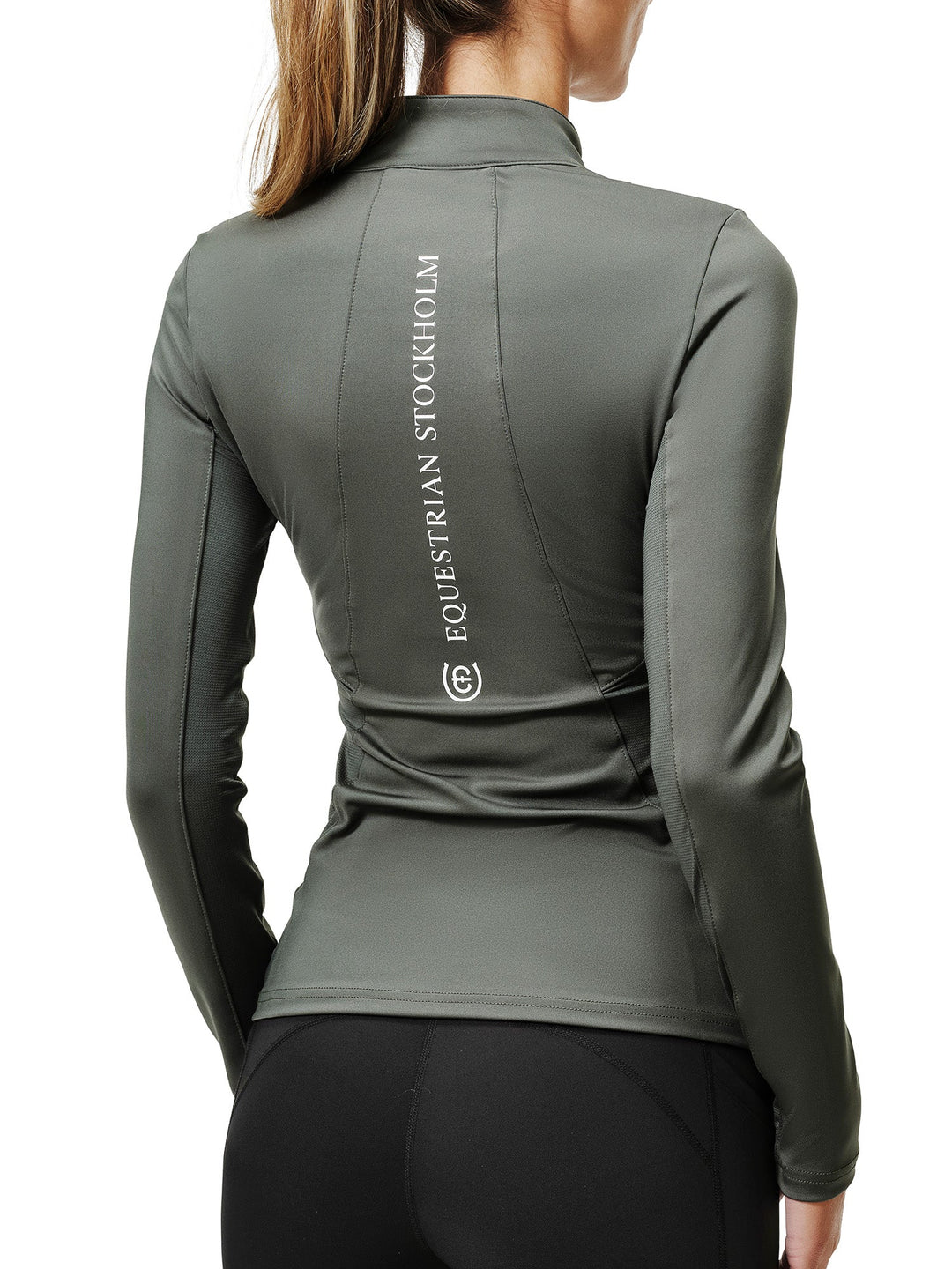 Equestrian Stockholm Vision Top - Avenue Green - Short Sleeved Top - Kingdom Equestrian